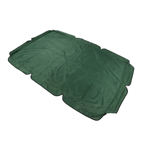 Swing Canopy 600D Silverbelagd Oxfordtyg Vattentät Swing Top Cover för Utomhus Mörkgrön