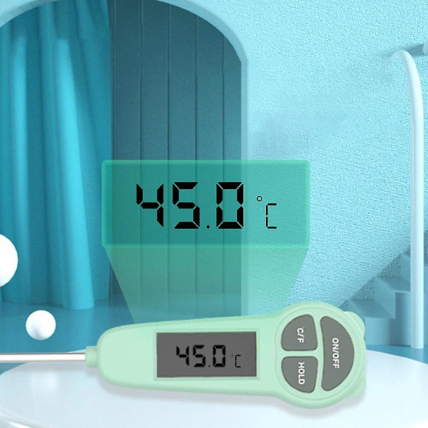 Digitalt kjøtttermometer Vanntett Øyeblikkelig Avlesning Matlaging Grill BBQ