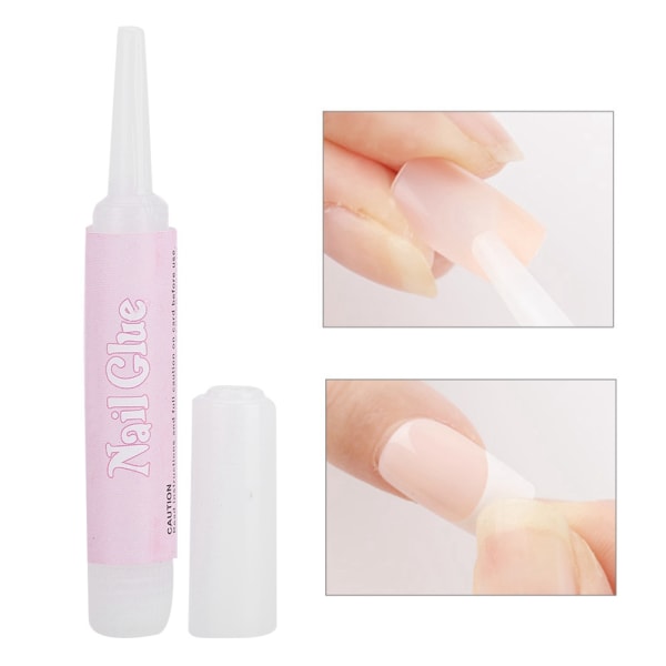 10 stk Nail Extension Adhesive Lim Fake Nail Tips Gel Manicure Tool