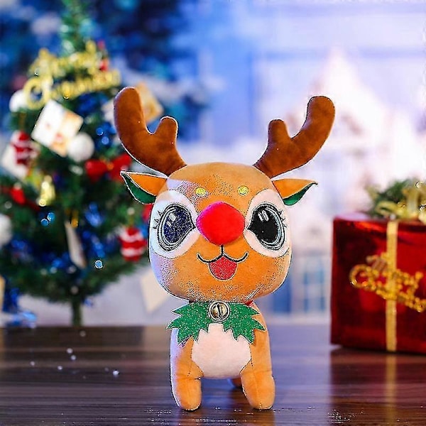 Jul Söt Kramkudde Plysch Fylld Tecknad Fylld Kudde