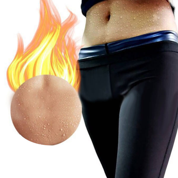 Dam Fitness Bastu Träningsbyxor Postpartum Legging Träning Bantning Body ShaperL/XL