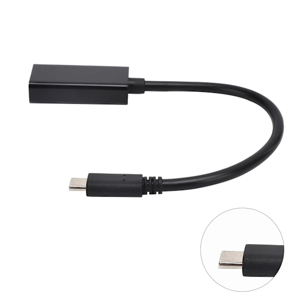 High Definition Multimedia Interface-adapterkabel 4K han til hun Plug and Play til computer