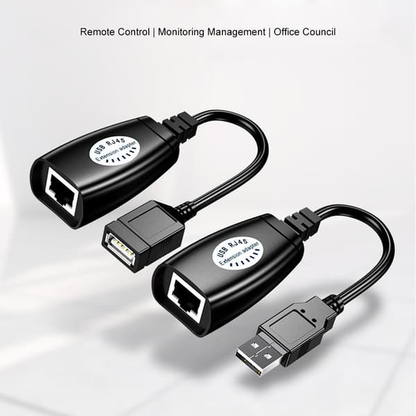 USB Rj45 Netværk Ethernet Lan Kabel Forlænger Professionel Bærbar 50m Signalforstærker