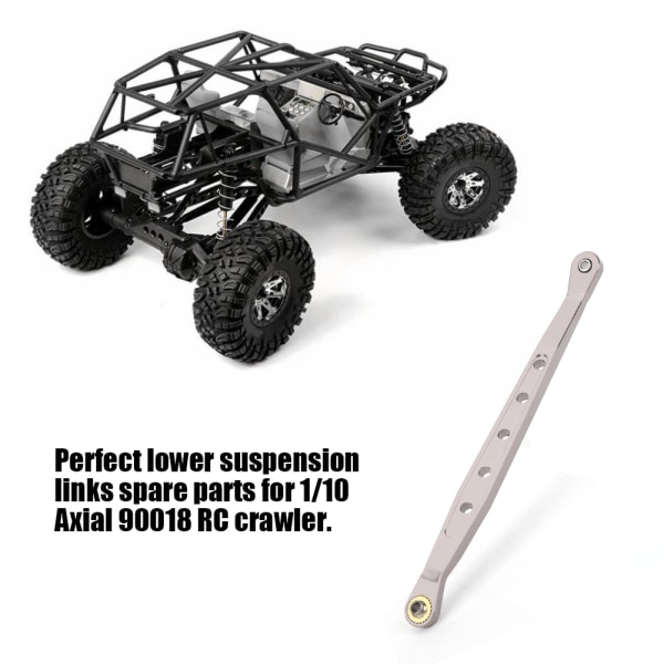 Aluminiumlegering Nedre upphängningslänkar Fjärrkontroll Biltillbehör för 1/10 Axial 90018 RC CrawlerTitanium Färg