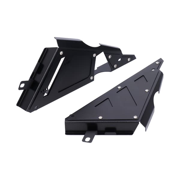 2 stk. motorcykel sidebeklædning til Kawasaki Ninja 650/Z650 2017-2019 Sort