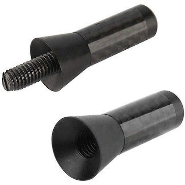 Kort bilantenne - 2 stk. 3,5 cm universel FM-radio, aluminiumlegering og kulfiber