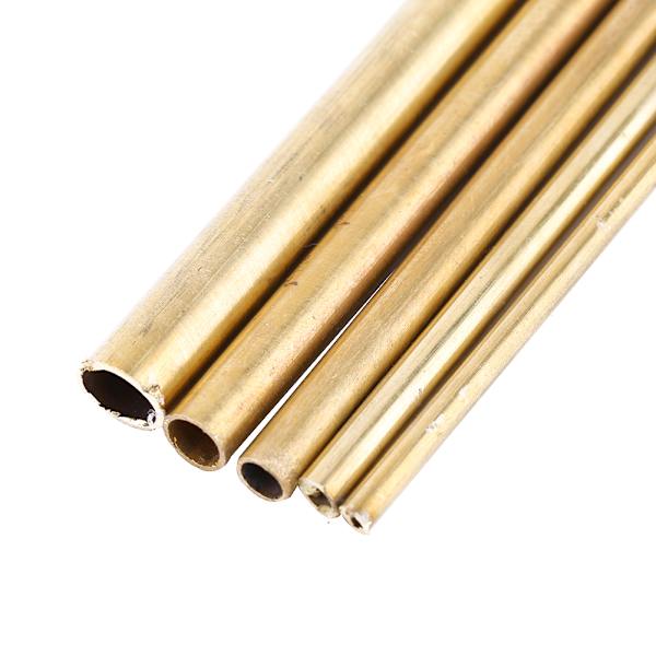 Messinkinen putkiputki pyöreä ulompi 8mm pitkä 200mm seinä 0,5mm