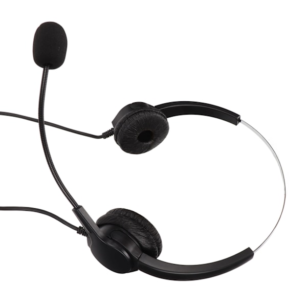 Call Center Headset med dobbel 3,5 mm plugg hørselsvern støydempende mikrofon datamaskin headset