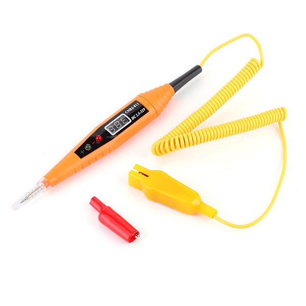 DC2.5-32V Digitalt Batterispændingstester Lyssystem Probe Kredsløb Test Pen Bil Diagnostic Tool