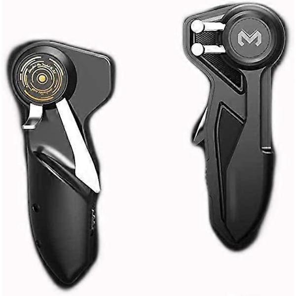 2 st Tablet Spel Joystick Trigger Handtag 6 Finger L1R1 Shooter Eld Sikta Knapp Kontroller för iPad Tablet PUBG Speltillbehör