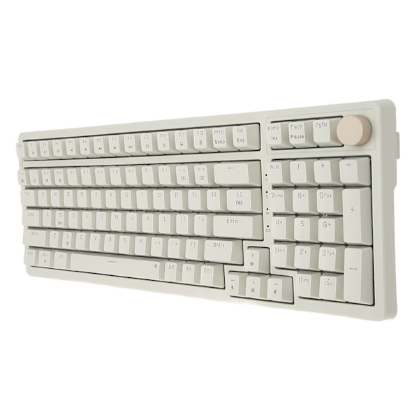 Mekanisk tastatur N Key Rollover Hot Swappable 20 lyseffekter Rød bryter USB kablet tastatur
