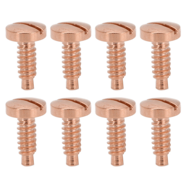 8 st watch case rostfritt stål rostfritt armbandsur skruvar för watch reparation roséguld