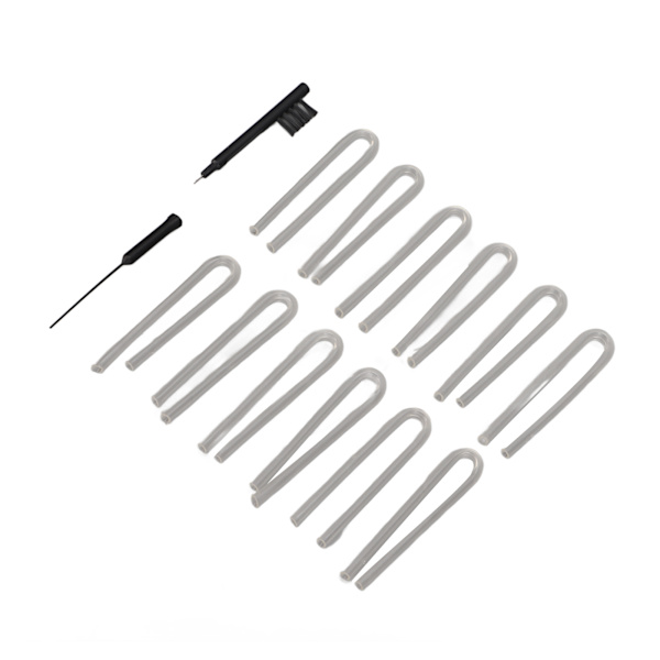 Hörförstärkare BTE-rörmodell PVC U-formad hörförstärkare slangersättning transparent