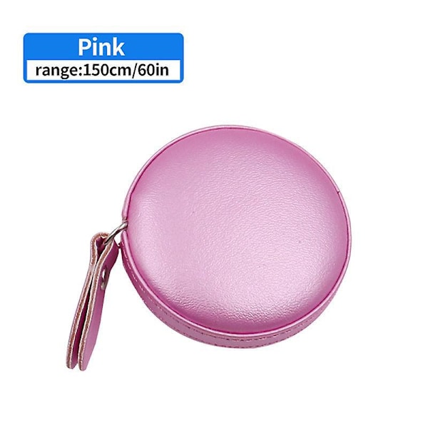 Læder Målebånd til Krop, Syning, Stof, Håndværk, Medicinske Målinger, 1,5 m, Dobbeltsidet (Blå + Pink)