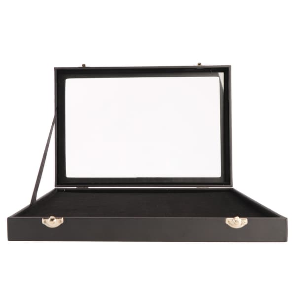 Ring Display Case Organizer med Transparent Lock 100 Fack Smycken Örhängen Bricka Förvaringslåda