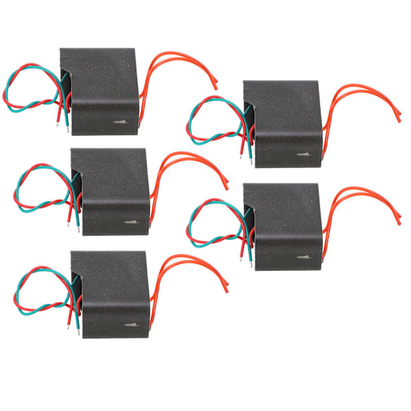 5 st högspänningsgenerator 3,7V-6V till 200kV Boost Step Up Power Module Transformer