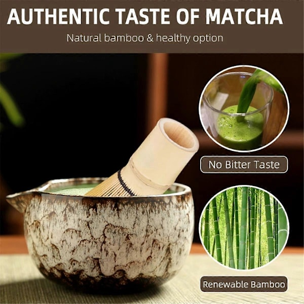 6-delars japanskt Matcha-teset för teälskare Cyan