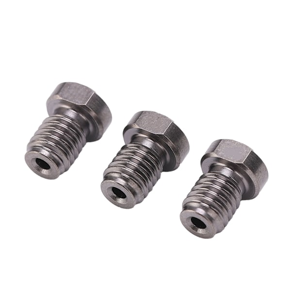3 stk 3D-printerdyser TT3D hærdet stål 1,75 mm filament 50 graders hårdhed Tilbehør 1,0 mm