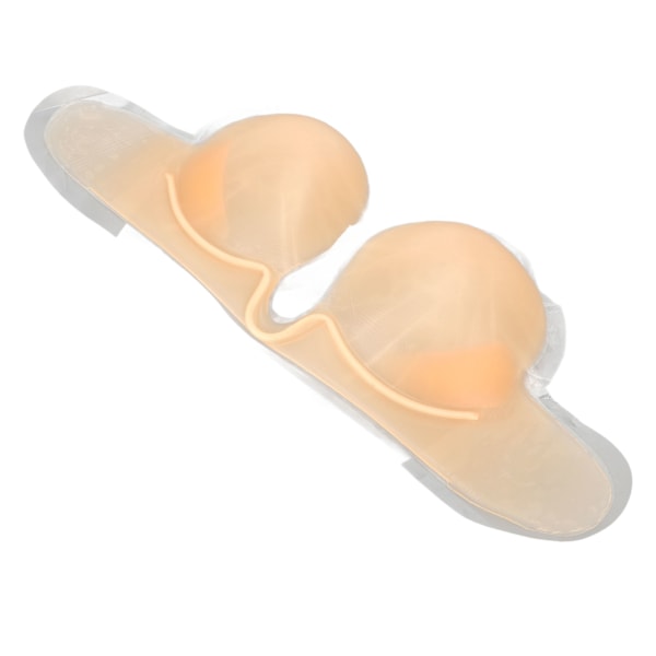 Adhesive silikon BH, en del push up stroppeløs sømløs push up BH for brudekjole D