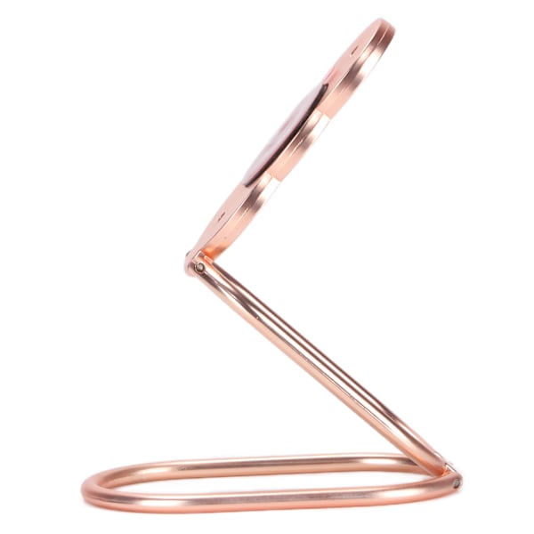 Telefonringhållare Finger Stand 360° Rotation Metall Telefon Grepp Fällbart Stativ för Magnetisk BilfästeRose Guld