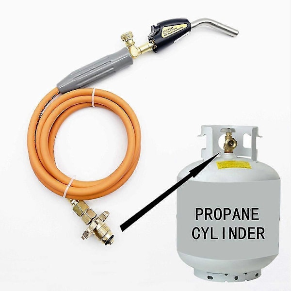 Håndholdt Propanbrænder Flydende Gas Svejsning Loddeværktøj Med Piezo Tænding Ildkraftsjustering Zekai