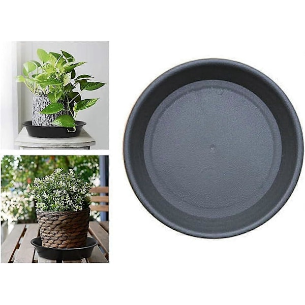 Passende underskåle til potteplanter, underskåle til planter, underskåle til potteblomster, rund drypbakke til plastikplanter