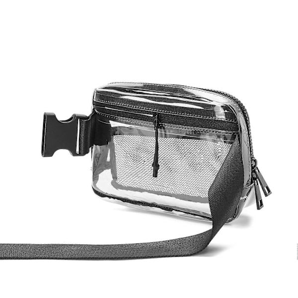 Kirkas vyölaukku, stadionhyväksytty naisille ja miehille säädettävällä hihnalla, crossbody-laukku, kirkas vyölaukku konsertteihin, patikointiin, juoksuun - GSL oranssi väri