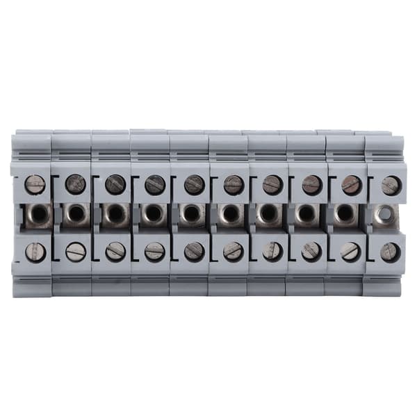 50 st skruvtyp kopplingsplint DIN-skena montering kopparkombinationsterminaler 76A 800V UK-10N