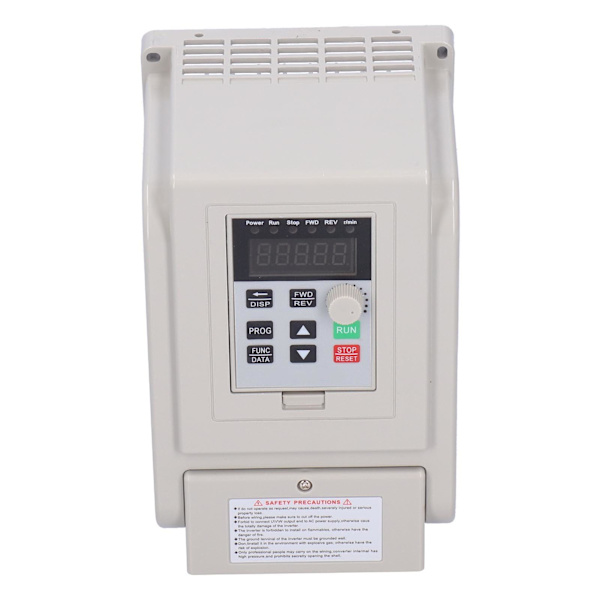 Inverter Enkeltfaseindgang 3-faset udgang Motorhastighedsregulator 220V 1500W AT51500X