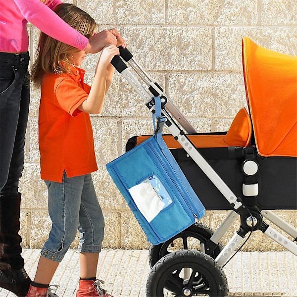 Foldbar Regnjakke Baby Udskiftningspude Blå
