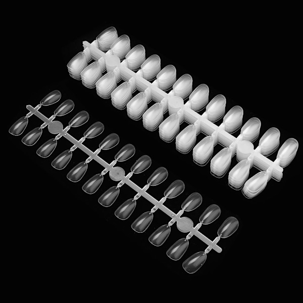 240 stk. runde falske negletips farvekort polering gel display praksispalet manicure værktøj 02#