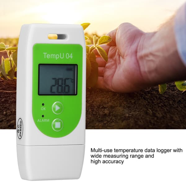 TempU04 PDF USB Temperatur Datalogger Gjenbrukbar Temperaturmåler