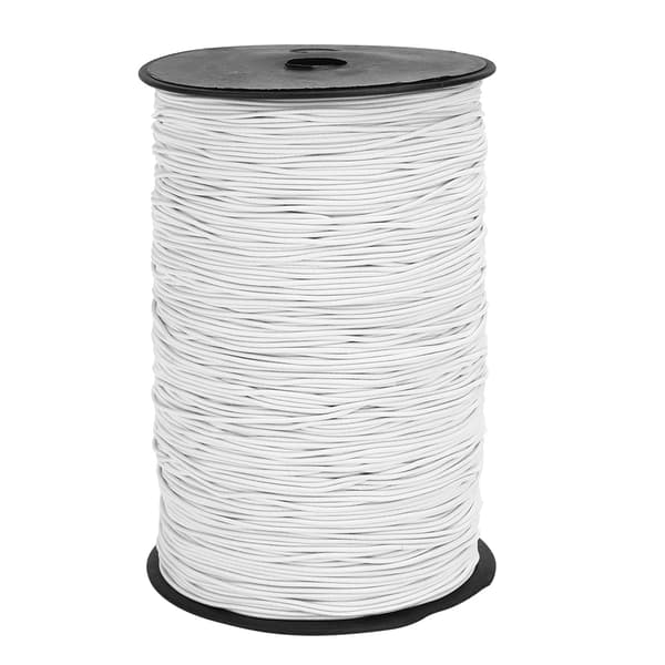 1,5 mm 500 m rund elastisk bungee-reb snor strækbar snor til kjolefremstilling
