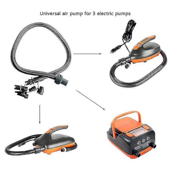 Kajak Paddleboard Surfbräda Båttillbehör Elektrisk Luftpump Uppblåsbar Tub För 782 Luftpump-B5