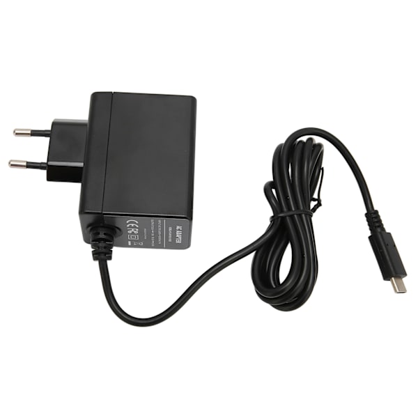 Nintendo Switch -laturi 15V 2.6A PD -pikalatausseinävirtalähde koti- ja ulkopeleihin 100-240V EU-pistoke