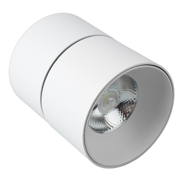 Overflatemontert antirefleks LED-taklys 110 til 240V Sammenleggbar roterende spotlight for stue Hvit