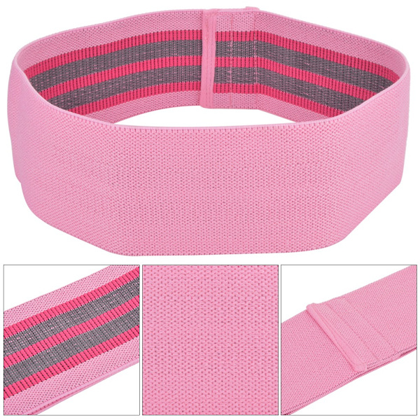 Fitness motståndsband höft squat övning loop träning gym utrustning för män kvinnor rosa medium motstånd