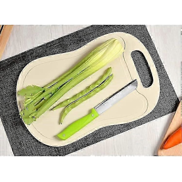 Skärbräda i plast, diskmaskinsäker halkfri skärbräda för kött, skärbrädor