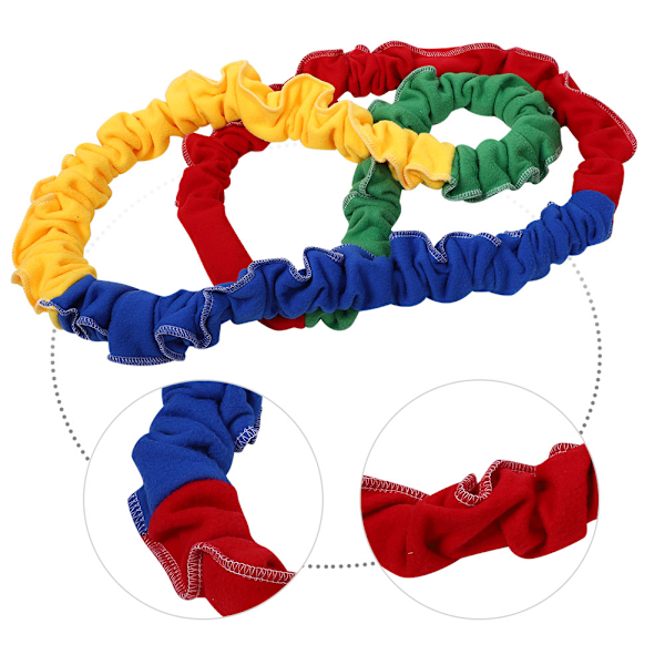 Utomhussportsleksak elasticitet rep gummiband cirkel löpning push-spel sensorisk integration
