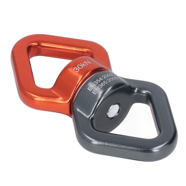 Swing Spinner 360 graders roterande 8-formad universell säkerhetsrotationsanordning för gunga utomhus orange och grå