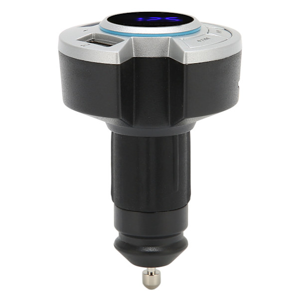 Bluetooth FM-sändare Billadapter USB-minneskort 3 uppspelningslägen Display 87,5 till 108,0 MHz Billaddare 12 till 24 V