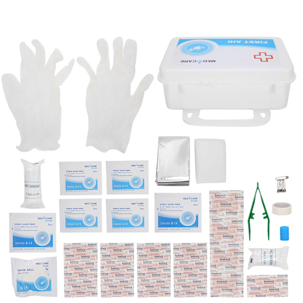 Hard Case Emergency Aid Kit Koti Ulkoleirintä Metsästys Urheilu Vammojen hätähoitovälineet
