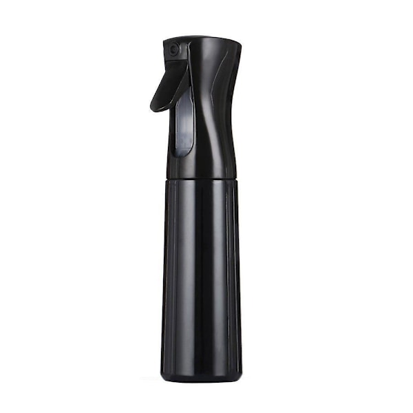 Hårsprayflaska, Kontinuerlig Vatten Tom Mister Sprayflaska, Tämj Hår på Morgonen, Frisering, Växter - 200ml Tomma Sprayflaskor (Svart)