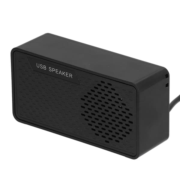 Stasjonær Datamaskin Høyttaler Innebygd Lydkort Driverfri Mini Bærbar USB Høyttaler for Hjemmet
