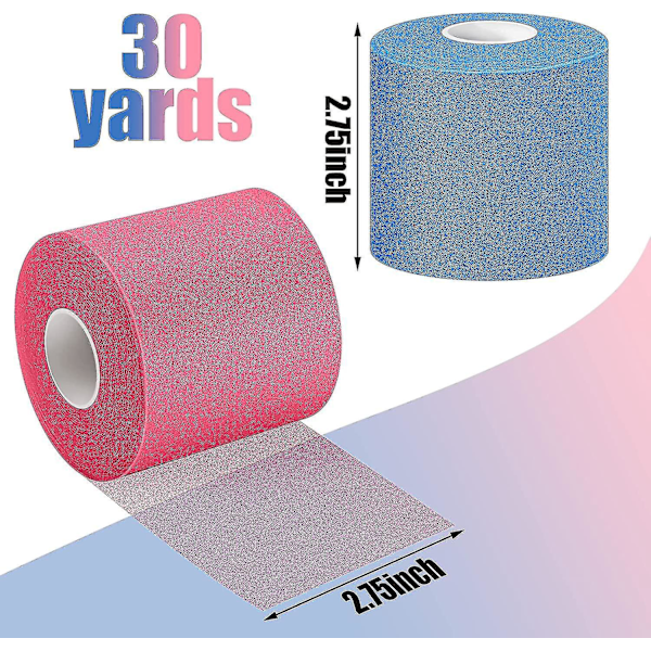 Athletic Pre-wrap Tape - 3 stk., 2,75 tommer x 30 yards - Hurtig levering farverig