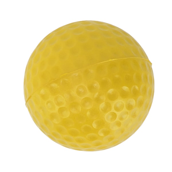 42,5 mm PU-skumgolfballer Sterk fleksibilitet Utendørs golføvelsesball for sport FitnessGul