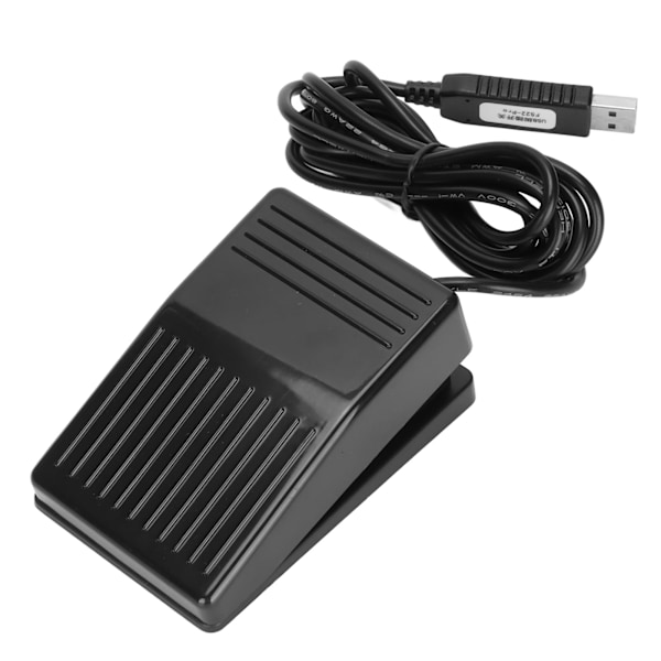 USB-fotbryterpedal Høyfølsom multifunksjonell bred pedal Enkel fotbryterpedal med indikatorlys for datamaskin