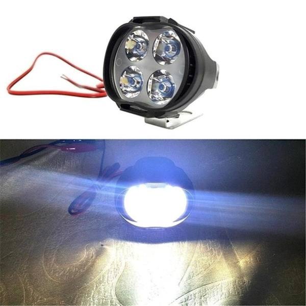 12W Superljus LED-ljus Dimljusstrålkastare Motorcykellampa