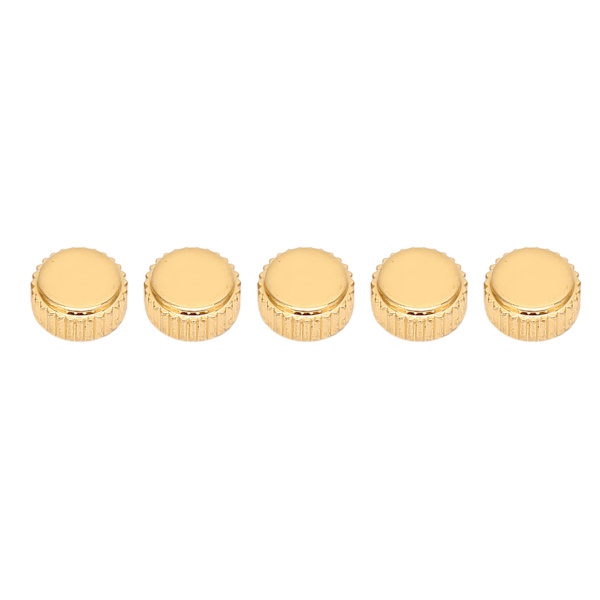 5 st klockkronor reservdelar stål platt kvarts mekanisk klockhuvud ersättningstillbehör guld 5,5 mm / 0,22 tum