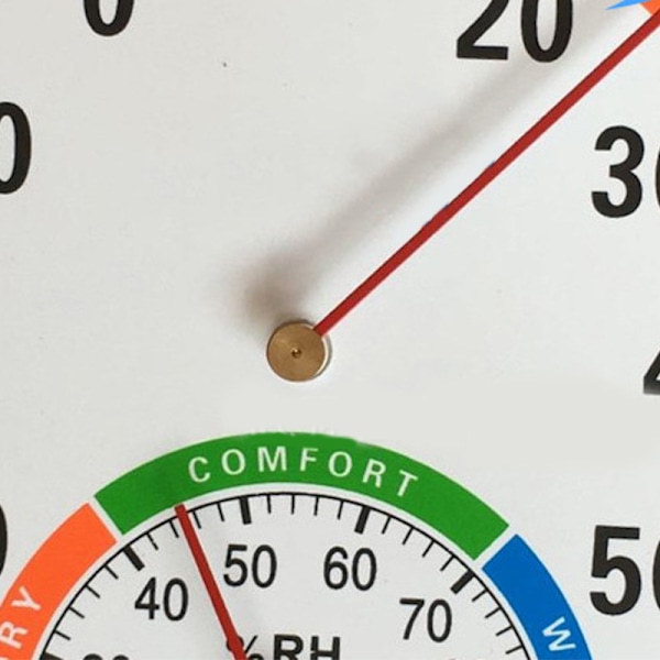 Termometer Hygrometer Pekare Typ Full Metal Multifunktion Inomhus Termometer för Bebisrum Sjukhus Apotek